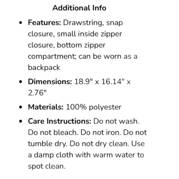 Beyond Yoga Gym Bag - Black Convertible Tote or Backpack w/ Shoe Compartment NWT - Picture 12 of 13